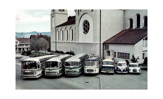 1968 - Der Loacker Wagenpark kann sich sehen lassen 1968 - Der Loacker Wagenpark kann sich sehen lassen