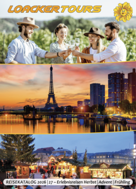 Loackertours Reisekatalog 2027 - Screenshot vom PDF